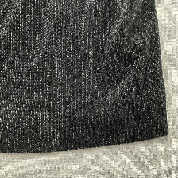 Urban Social Velvet Strapless Mini Dress Womens S Black Shimmer Whimsigoth - Picture 8 of 12